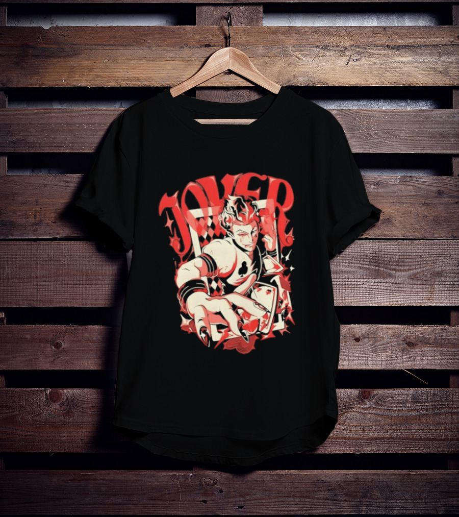 Joker Playing Cards Phantom 4 Hearts T-Shirt