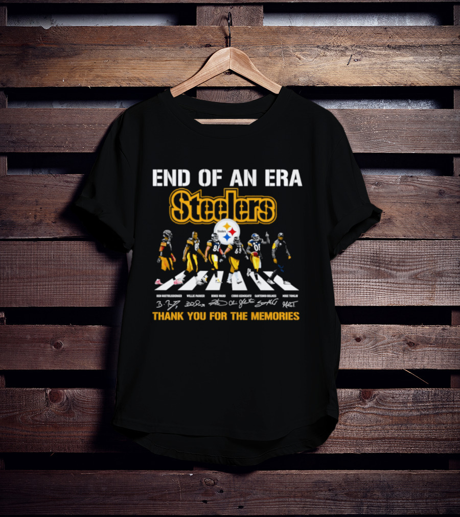 End Of An Era Steelers Thank You For The Memories T-Shirt