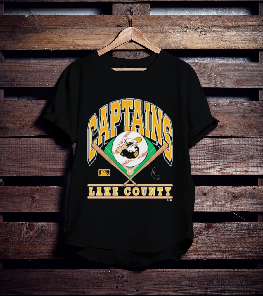 Lake County Captains Baseball Summit Sportswear MLB Team Merchandise T-Shirt