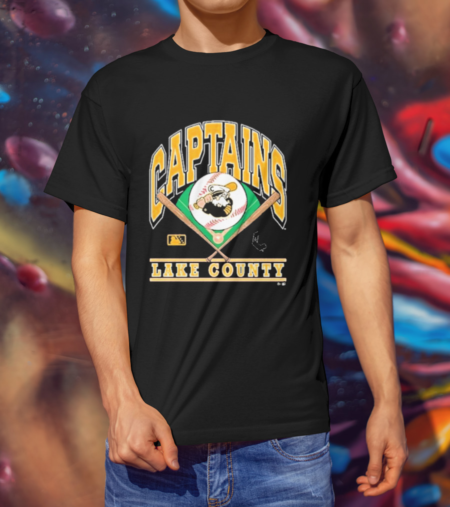 Lake County Captains Baseball Summit Sportswear MLB Team Merchandise T-Shirt