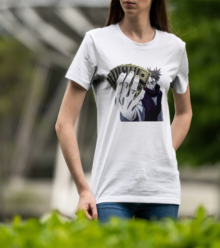Choso Jujutsu Kaisen Money Fan Anime T-Shirt