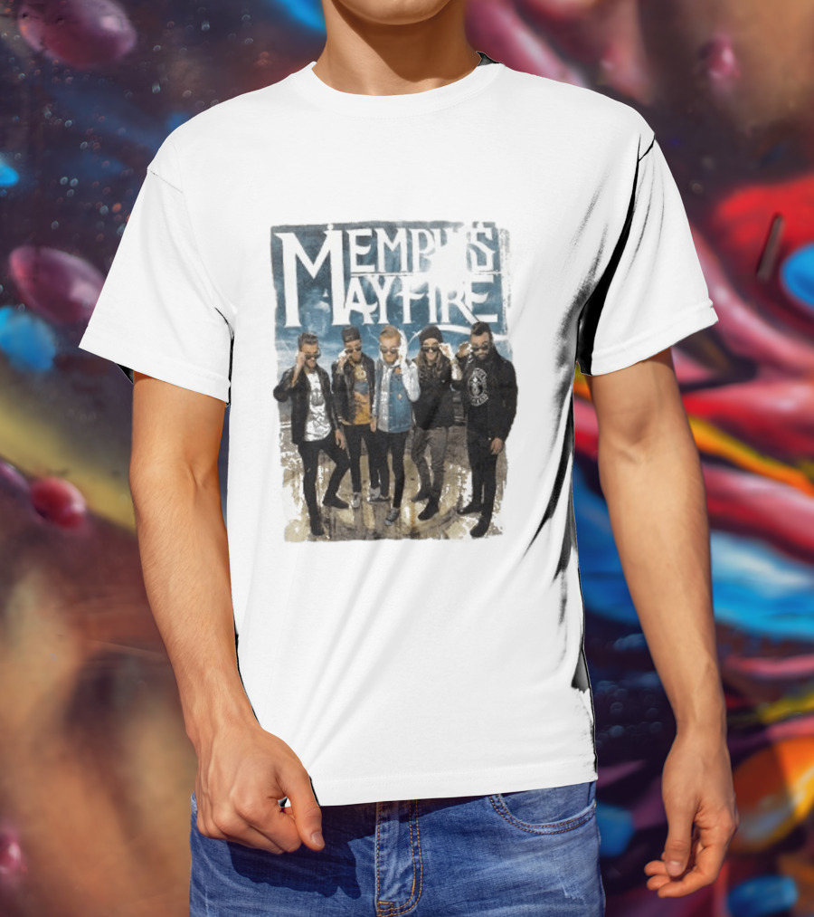 Memphis May Fire Band Sunglasses T-Shirt