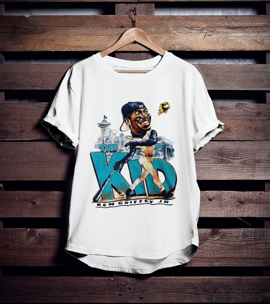 Ken Griffey Jr. The Kid Seattle Baseball Legend T-Shirt