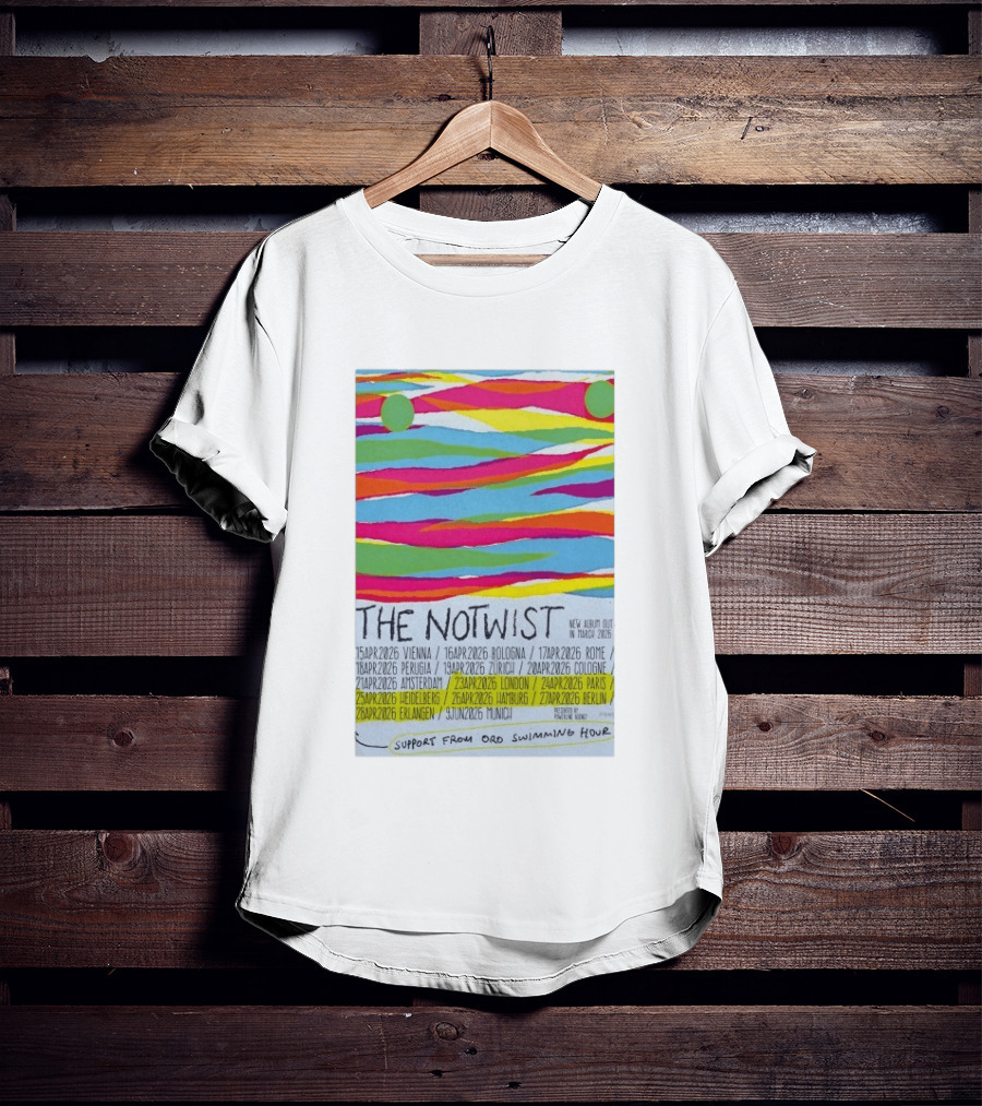 The Notwist Tour 2026 Vienna Rome London Paris Berlin New Album March Swimming Hour T-Shirt