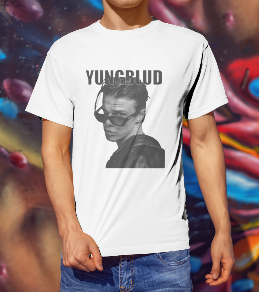 YUNGBLUD Sunglasses Cool Pose T-Shirt