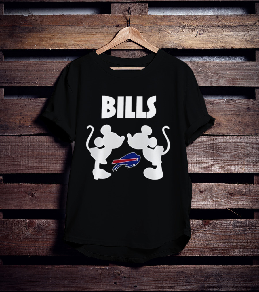 Buffalo Bills Mickey Mouse Valentine Day Together 20 T-Shirt