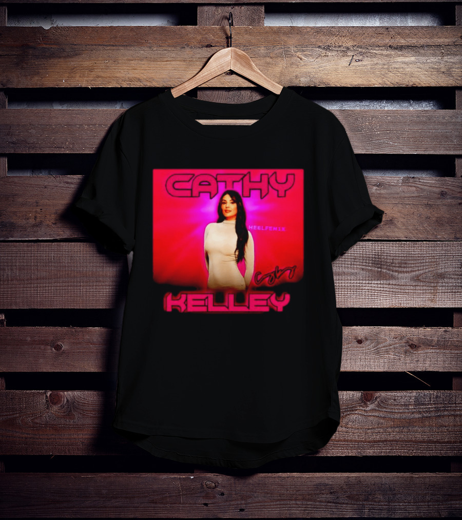 Cathy Kelley HEELFEMIX Pink T-Shirt