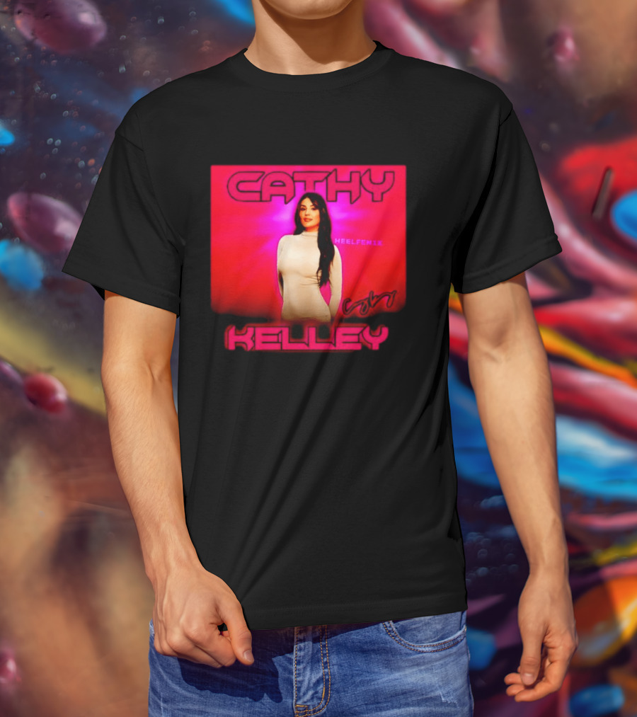 Cathy Kelley HEELFEMIX Pink T-Shirt