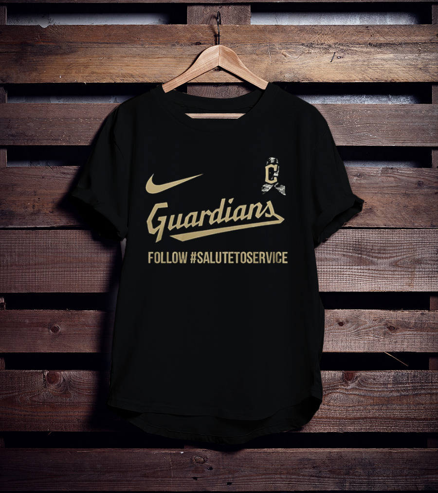 Cleveland Guardians Nike Salute To Service Follow #SaluteToService T-Shirt