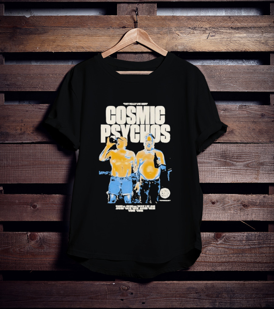 Cosmic Psychos I Really Like Beer Tour 2013 Australia T-Shirt