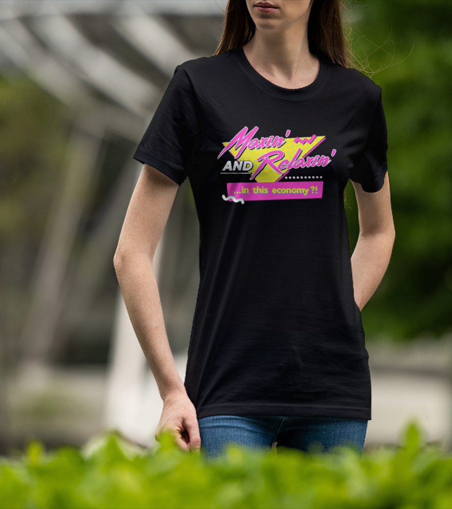 Maxin' And Relaxin' Retro Style In This Economy 90s T-Shirt