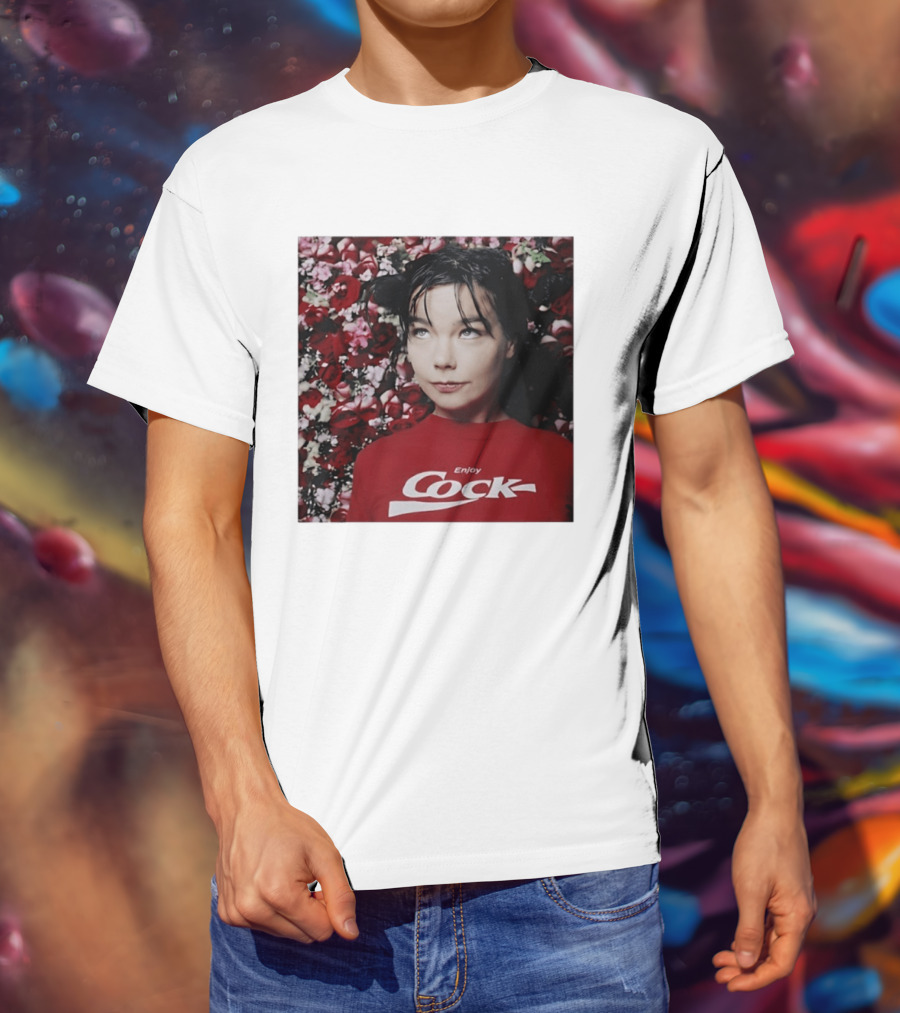 Bjork Enjoy Cock Vintage Inspired 2023 Floral T-Shirt