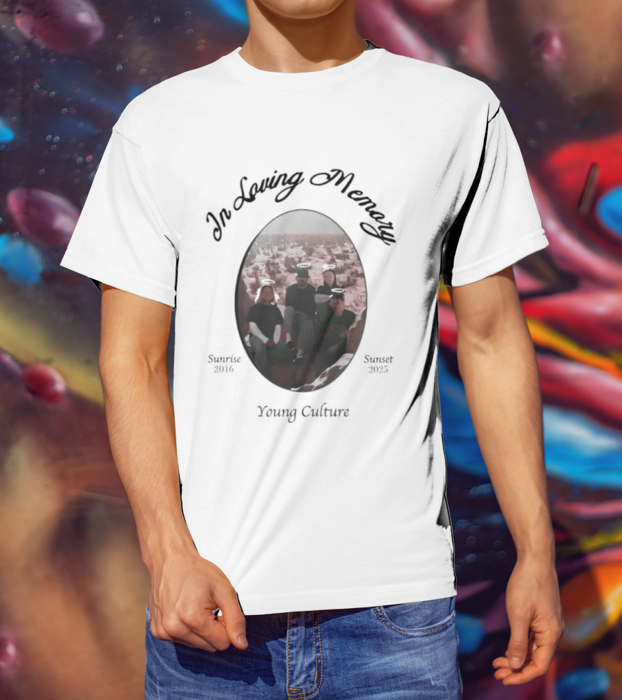 In Loving Memory Young Culture Memorial 1995 2018 T-Shirt