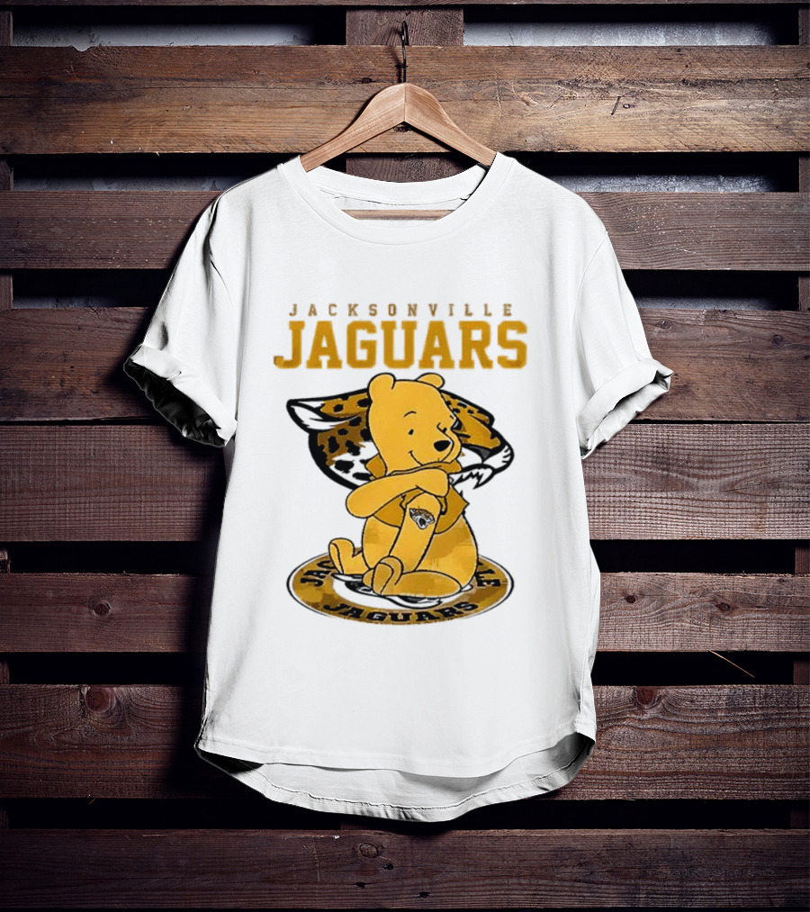 Jacksonville Jaguars Winnie The Pooh 100th Anniversary Collaboration T-Shirt