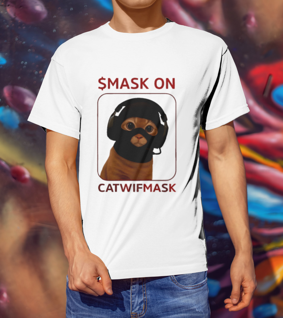 $Mask On Catwifmask T-Shirt