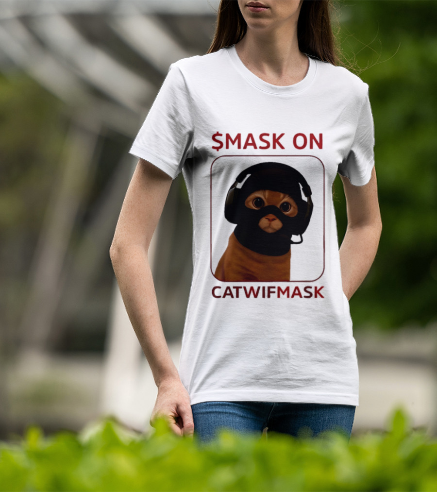 $Mask On Catwifmask T-Shirt