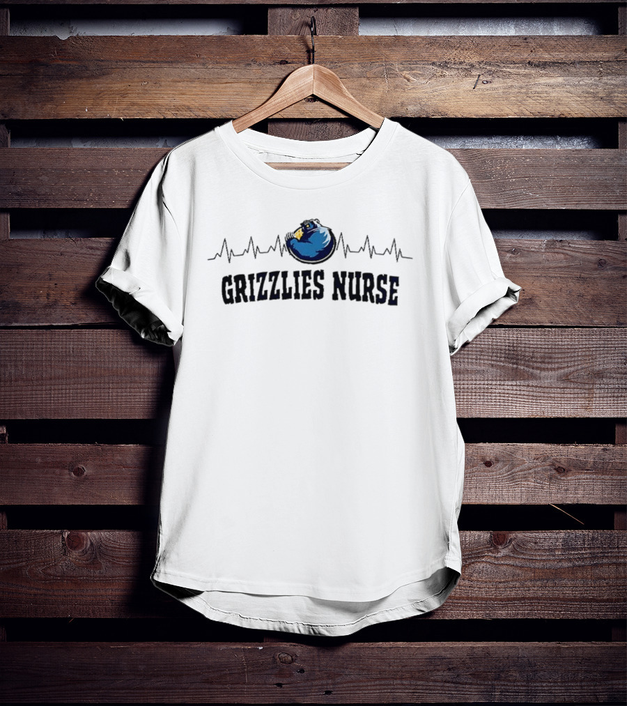 Grizzlies Nurse Heartbeat Appreciation Month T-Shirt