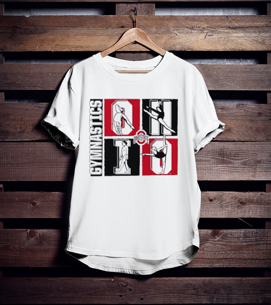 Ohio State Buckeyes Gymnastics OHIO Athlete T-Shirt