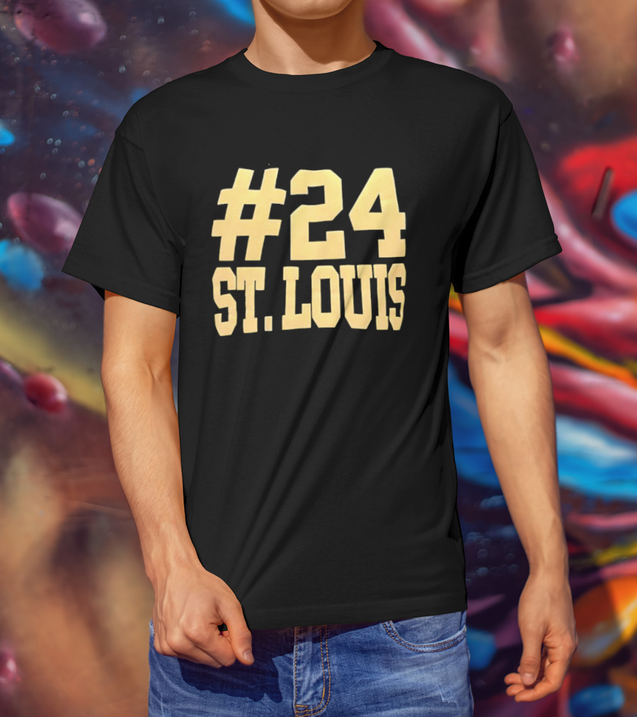 #24 St. Louis Sports Team Jersey T-Shirt