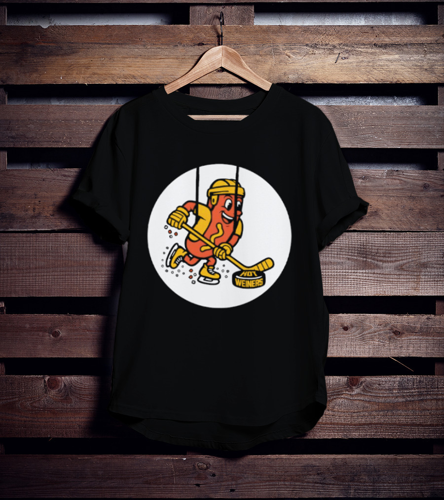 Providence Bruins Hot Dog Hockey Wieners Fun Sports T-Shirt