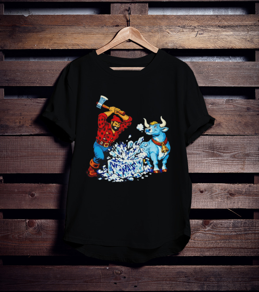 Paul Bunyan Anti Ice Minnesota Resist Fascists Political T-Shirt