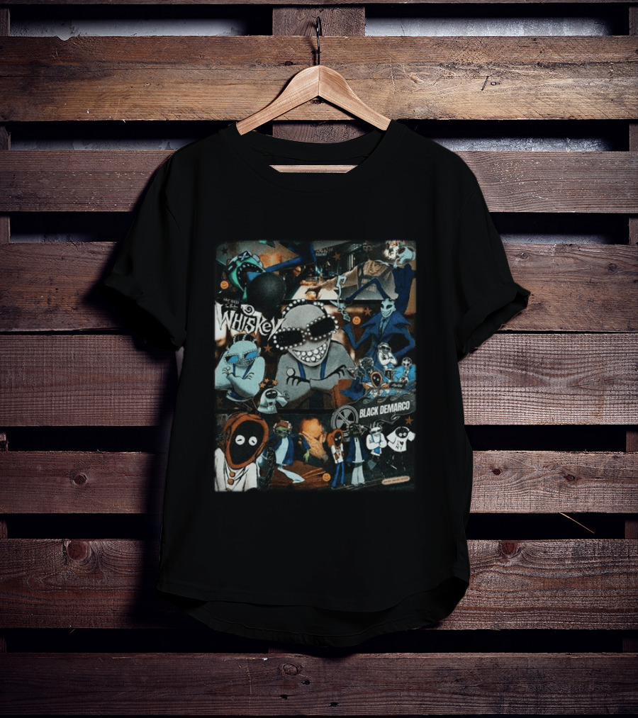 Asap Rocky Don't Be Dumb Whiskey Black Demarco Collage T-Shirt