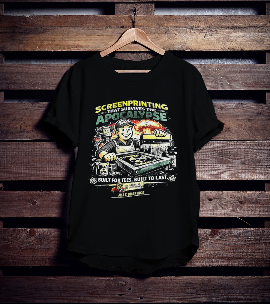 Screenprinting Apocalypse Built To Last T-Shirt