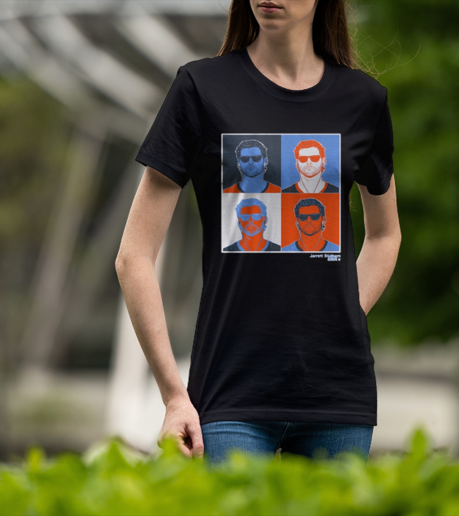 Jarrett Stidham Pop Art Style Sunglasses Quadrant T-Shirt