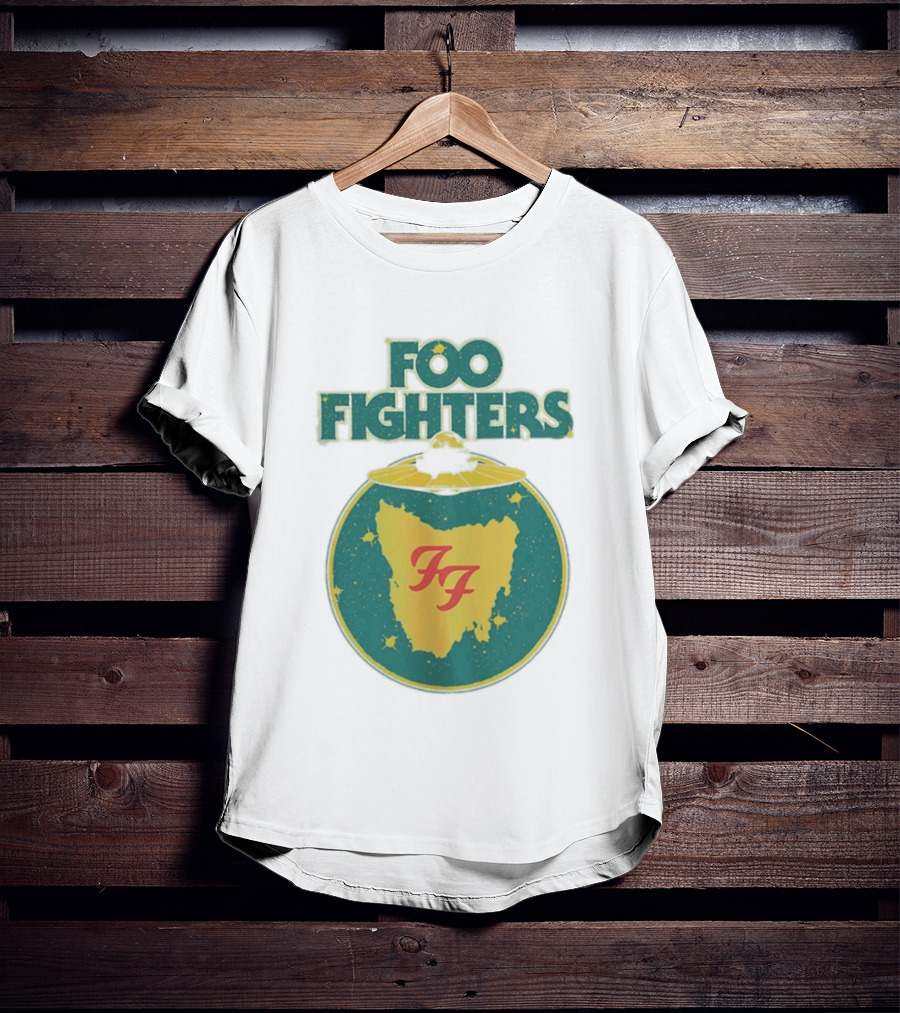 Foo Fighters Australia Tasmania 2026 Utas Stadium January 24 UFO Australia T-Shirt