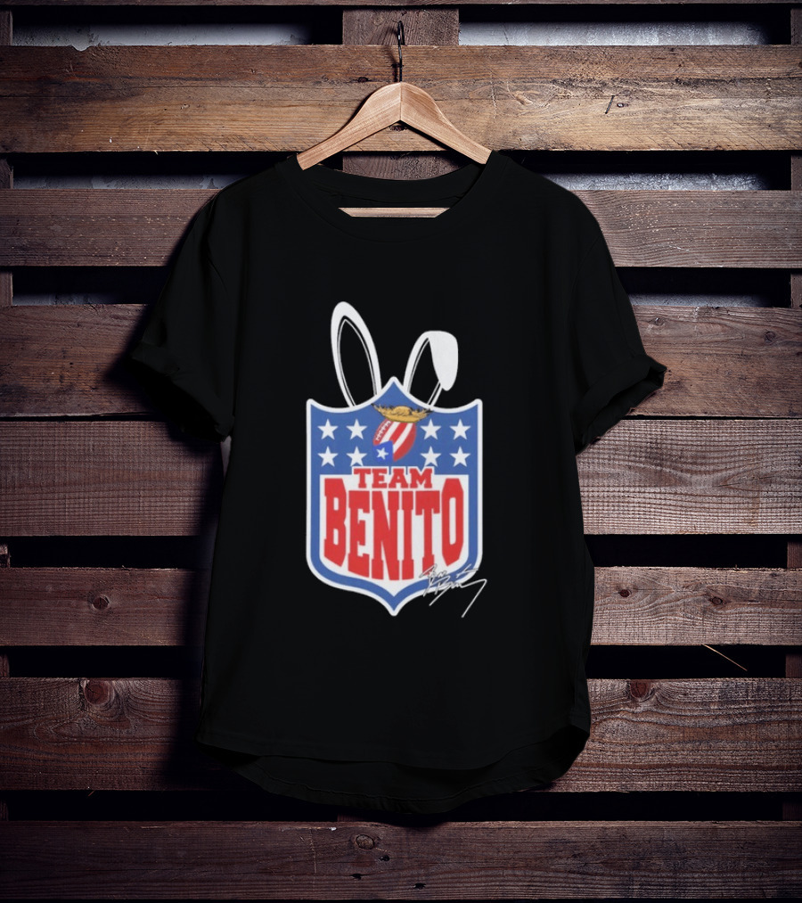 Team Benito Football Stars Shield T-Shirt