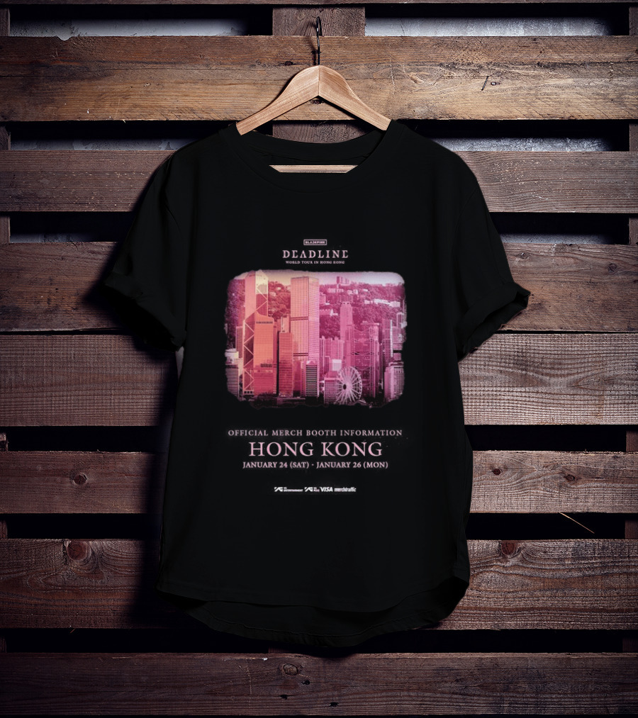 BLACKPINK World Tour Pop Up Store Hong Kong January 24 26 2026 T-Shirt