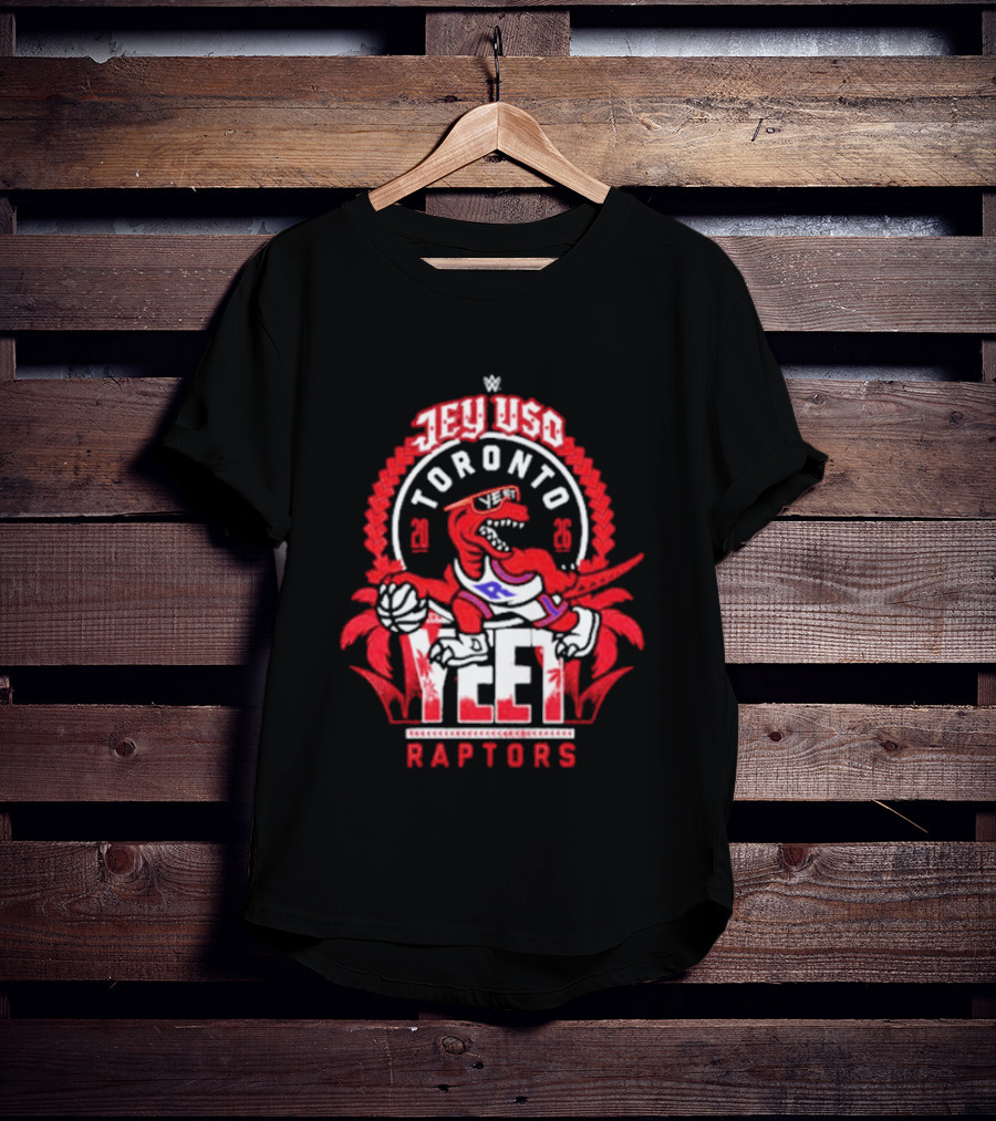 Jey Uso Toronto Raptors Yeet WWE T-Shirt