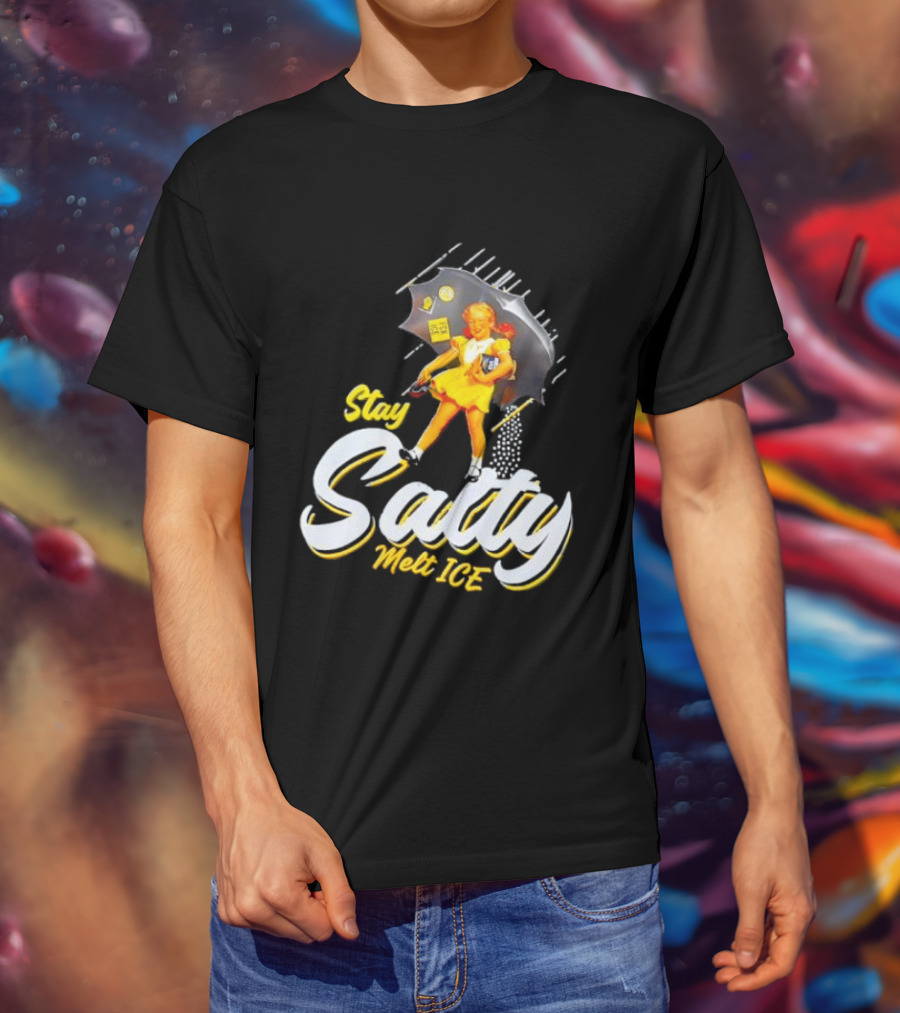 Stay Salty Melt Ice Umbrella Girl T-Shirt