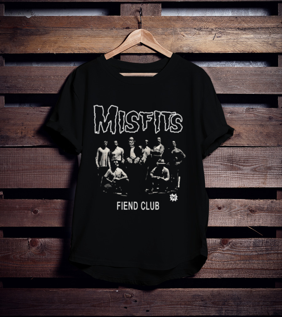 Misfits Fiend Club Band Skull T-Shirt