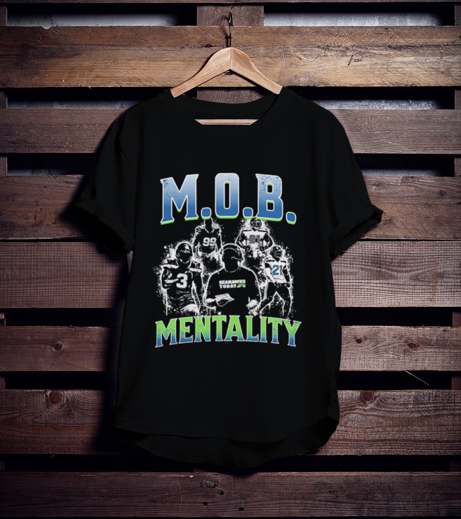 M.O.B. Mentality Seattle Seahawks Team Spirit T-Shirt