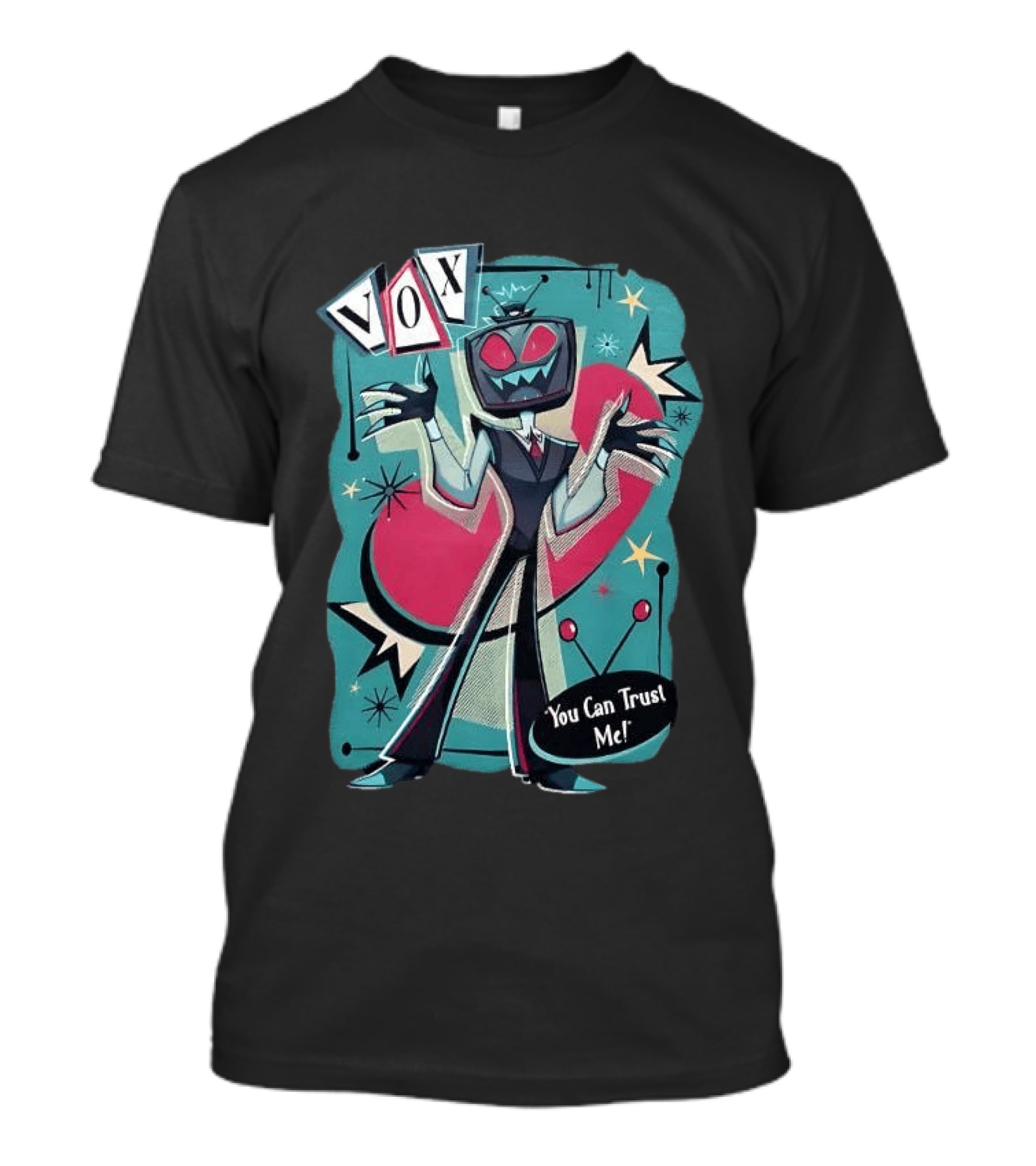 Vox You Can Trust Me Retro Animation T-Shirt
