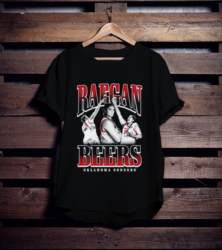 Raegan Beers Oklahoma Sooners Basketball Players Fans T-Shirt