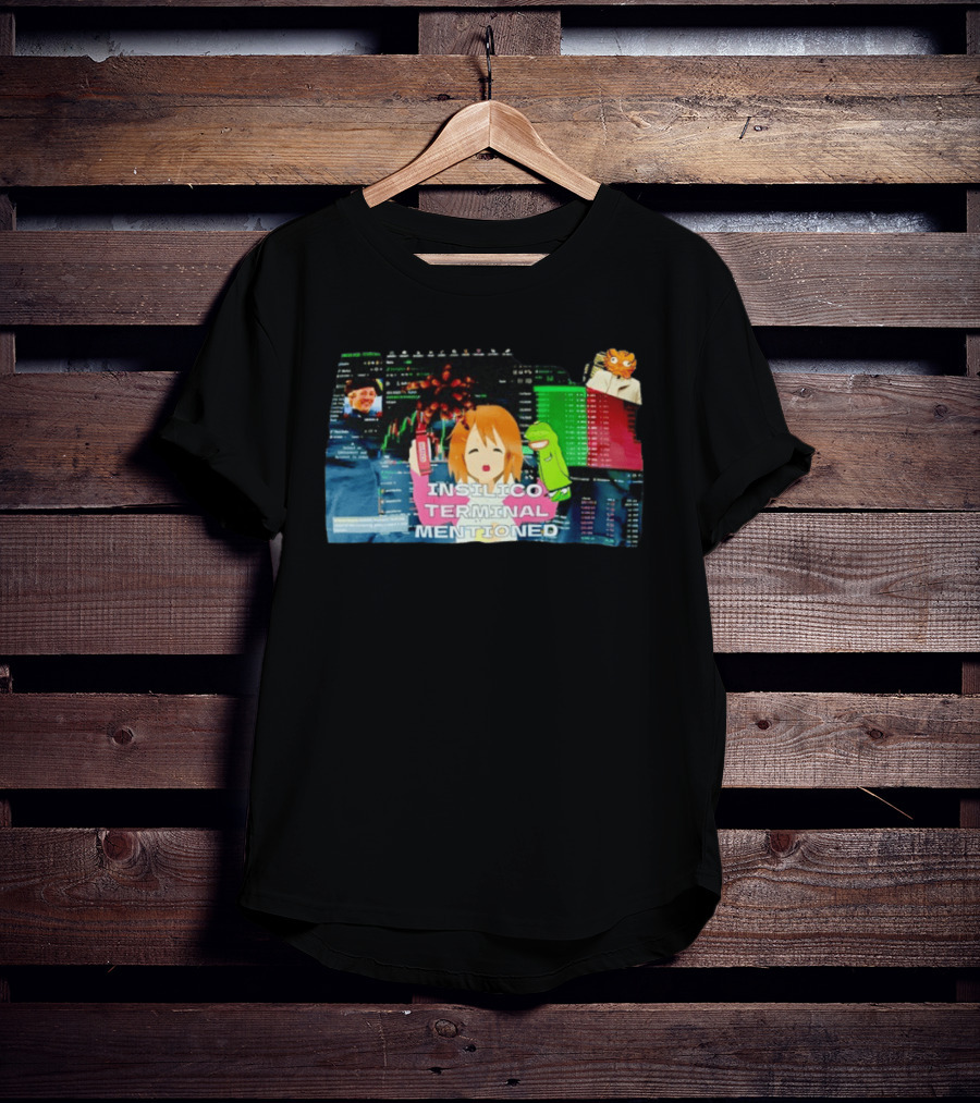 Insilico Terminal Mentioned Anime Character Stock Market T-Shirt