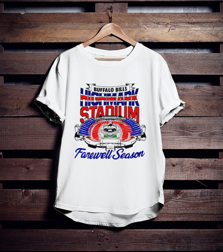 Buffalo Bills Highmark Stadium Farewell Season T-Shirt