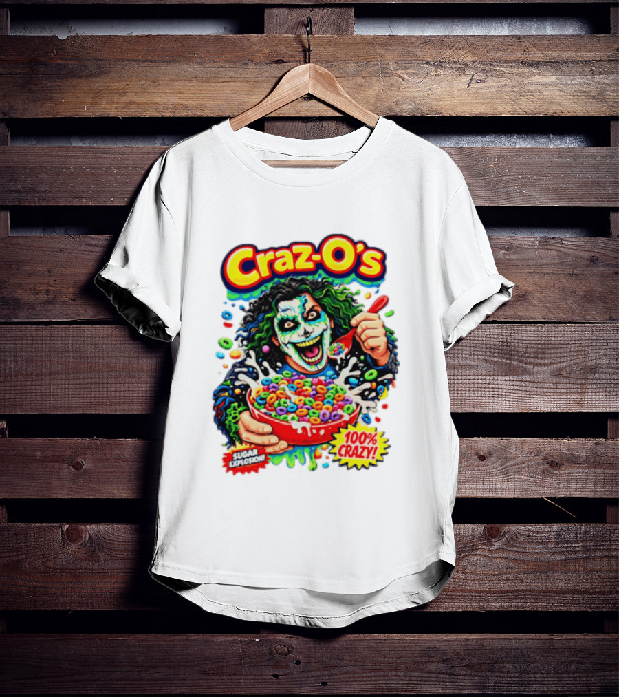 Craz O's Sugar Explosion 100% Crazy Cereal Crazo Charms T-Shirt