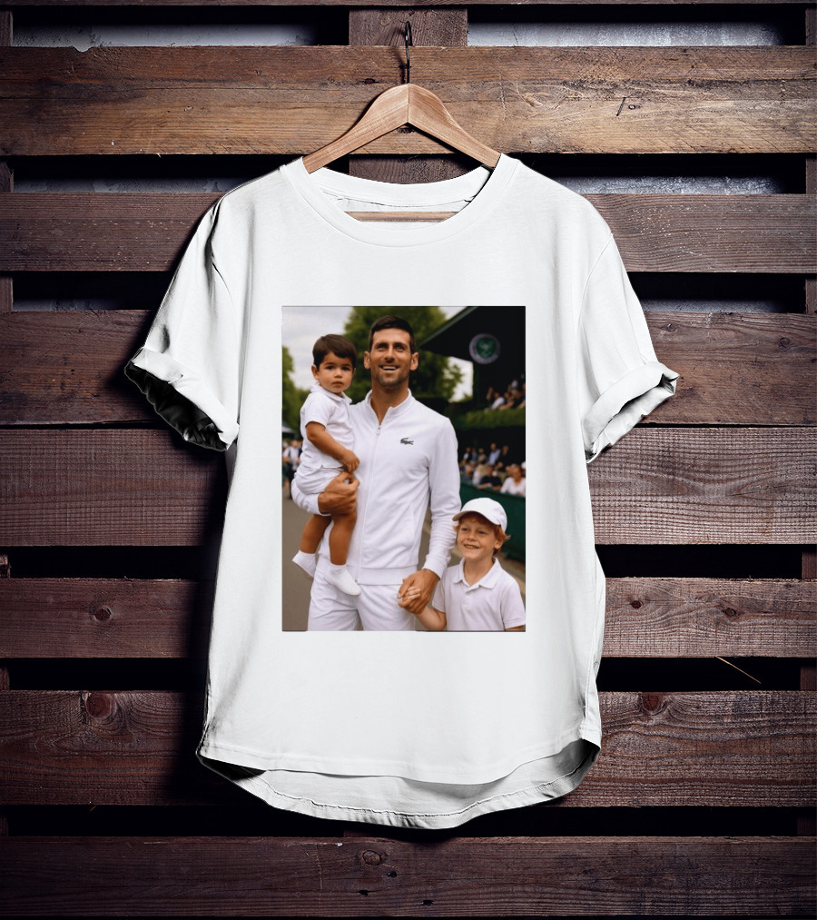 Djokovic Alcaraz And Jannik Kid Australian Open T-Shirt