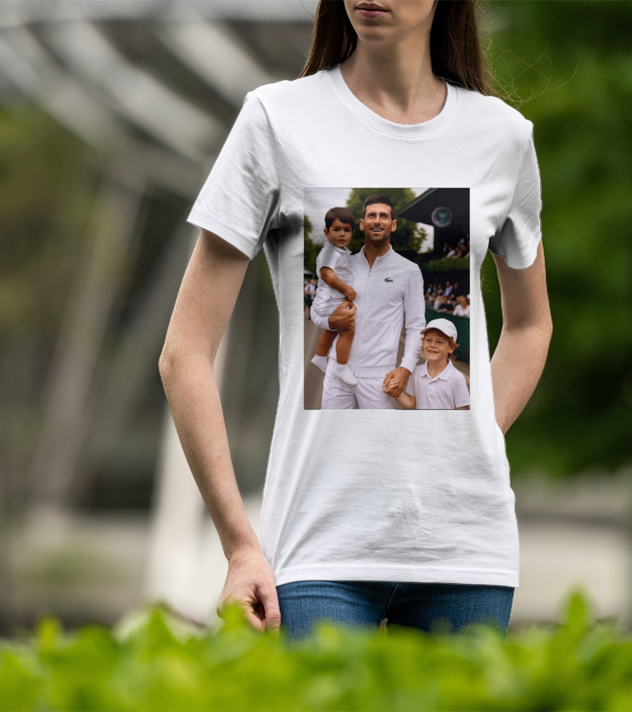 Djokovic Alcaraz And Jannik Kid Australian Open T-Shirt