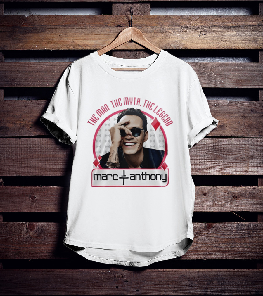The Man The Myth The Legend Marc Anthony Vegas My Way Vivir Mi Vida 2026 T-Shirt