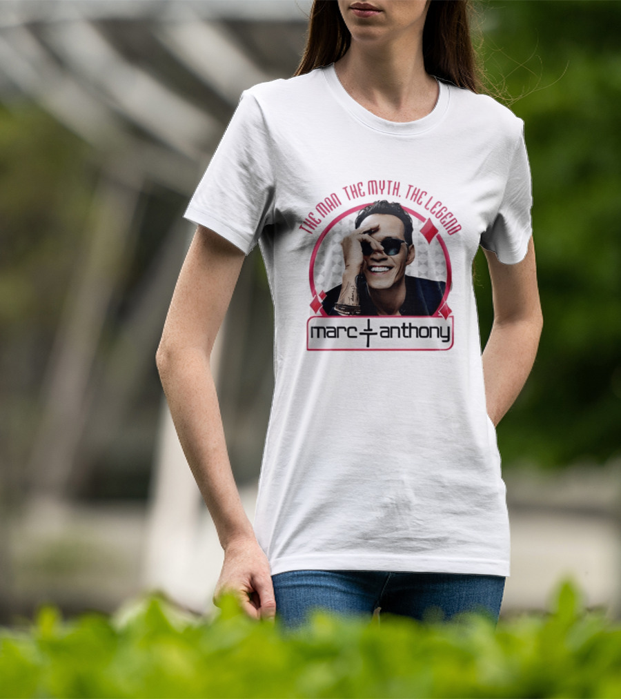 The Man The Myth The Legend Marc Anthony Vegas My Way Vivir Mi Vida 2026 T-Shirt
