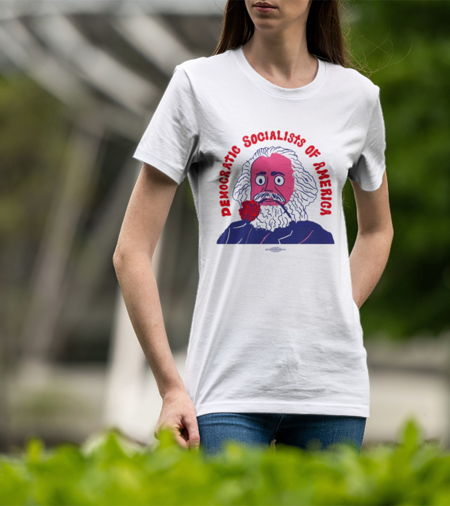 Democratic Socialists Of America Marx Rose T-Shirt