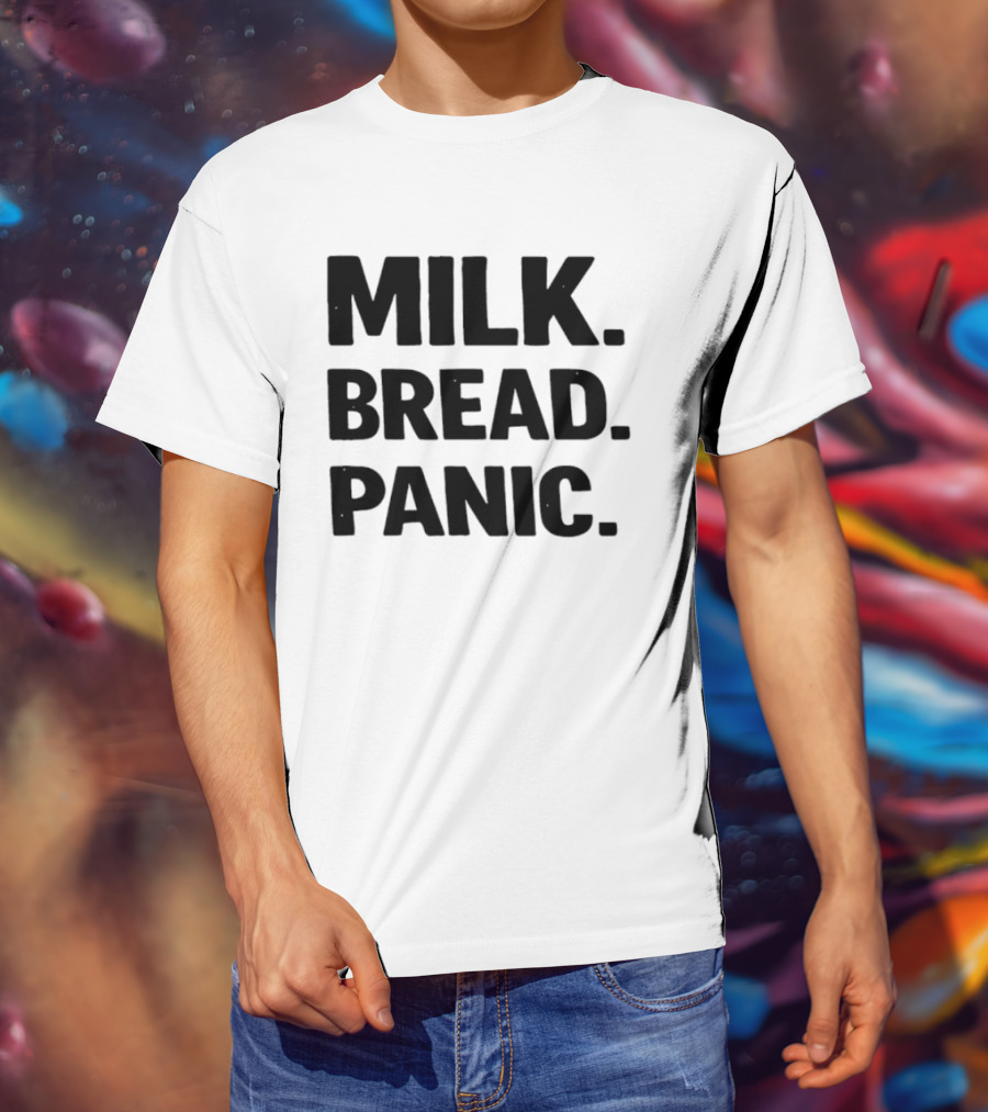 Milk Bread Panic Snow T-Shirt