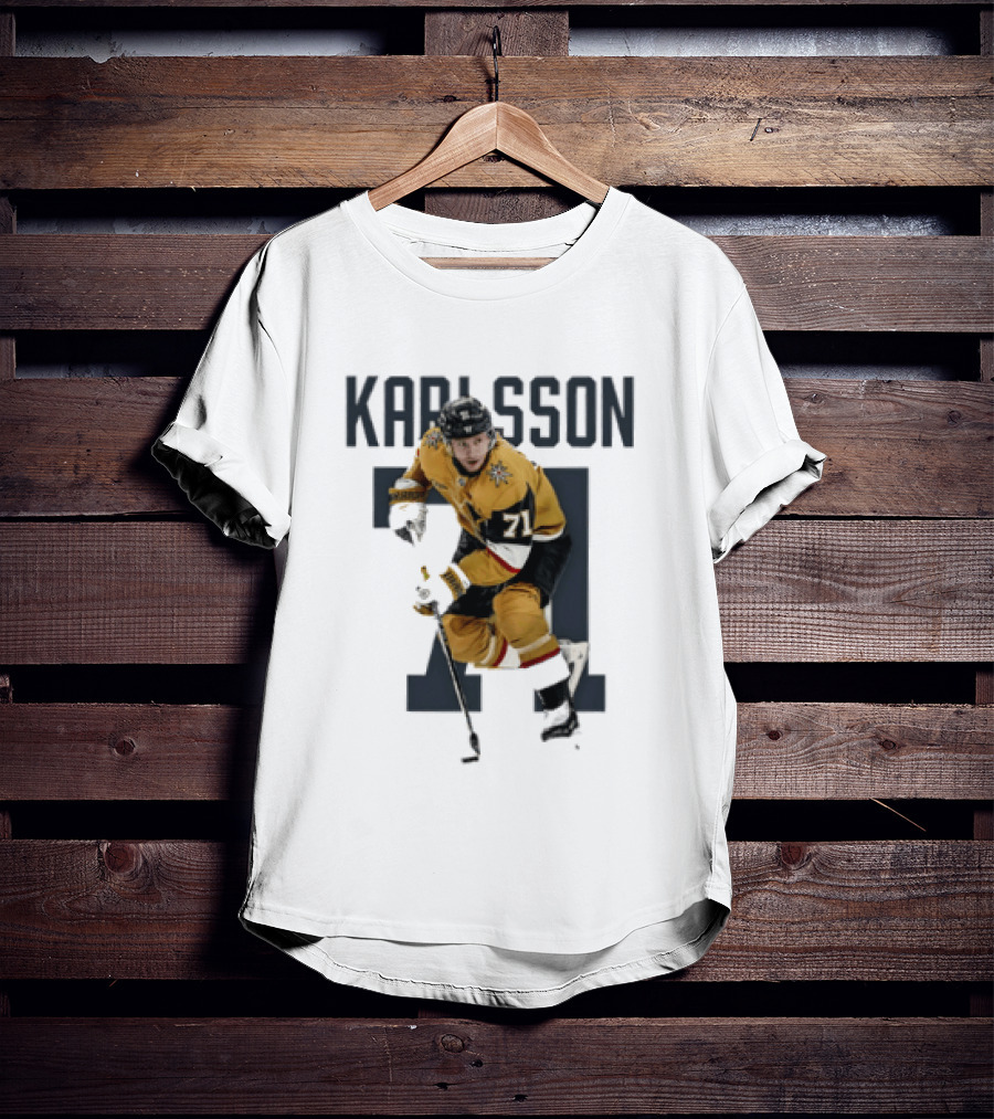 William Karlsson 71 Vegas Golden Knights Player Team Name T-Shirt