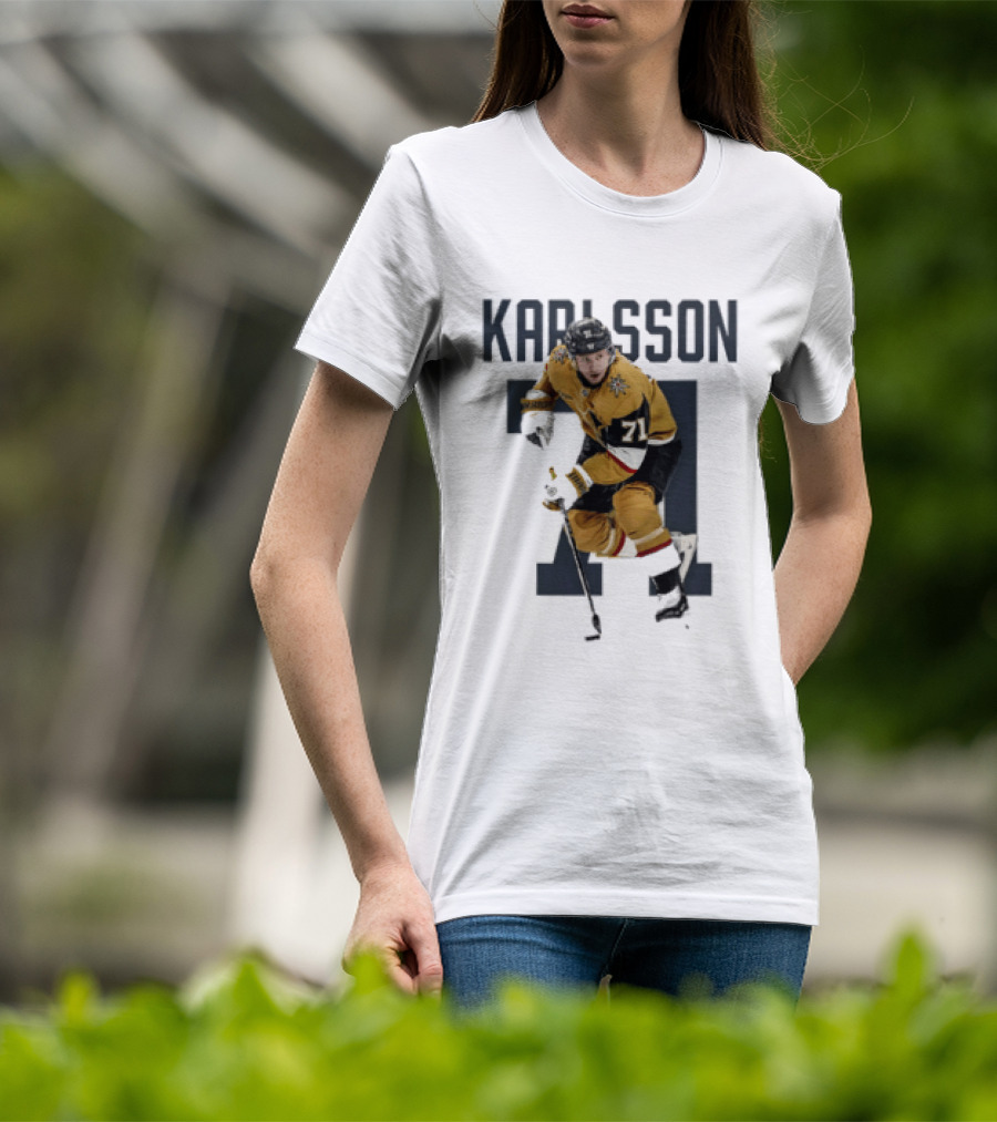 William Karlsson 71 Vegas Golden Knights Player Team Name T-Shirt