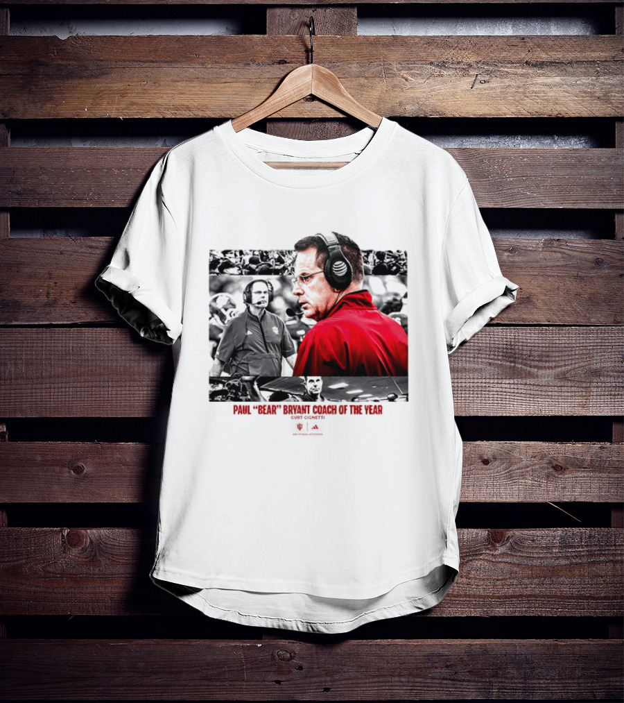Paul Bear Bryant Coach Of The Year 2026 Football Legacy T-Shirt