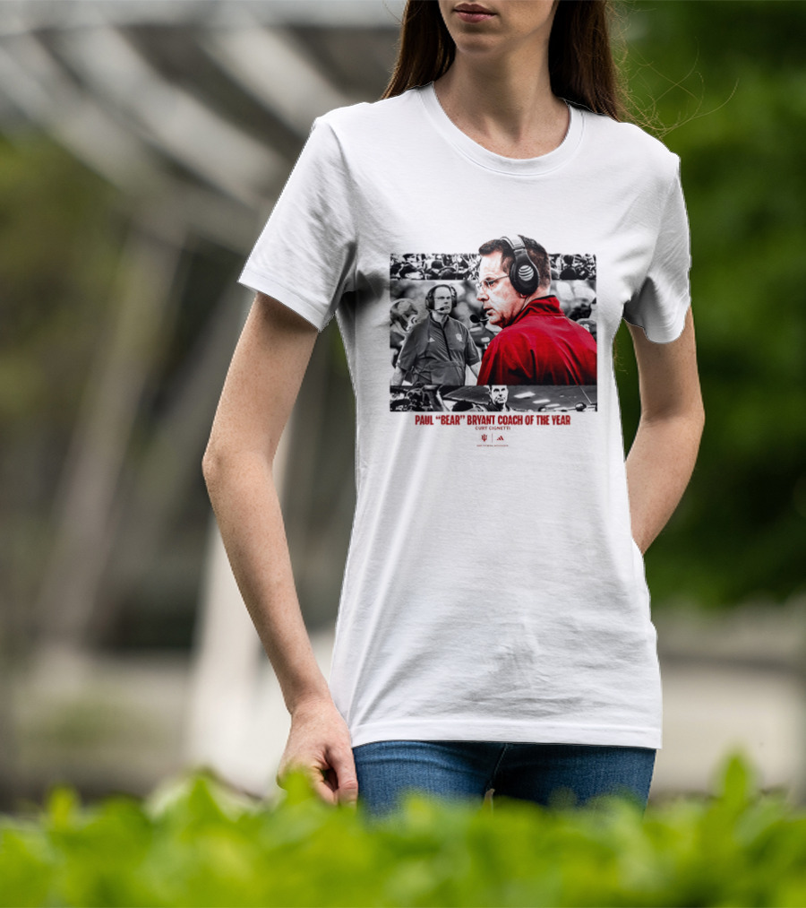 Paul Bear Bryant Coach Of The Year 2026 Football Legacy T-Shirt